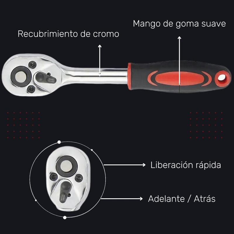 🚀 Juego De Copas Kit De Herramientas X46