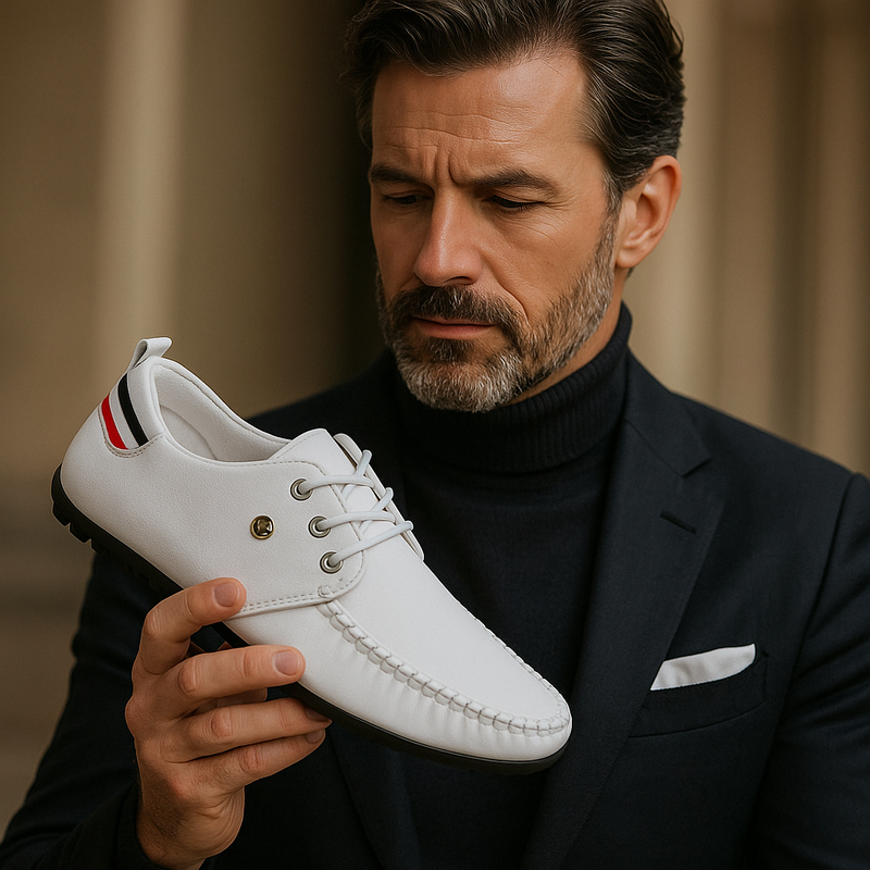 🔥 Oferta CLÁSSICO MILANO: El Mocasín Italiano en Cuero Legítimo para Hombres de Estilo