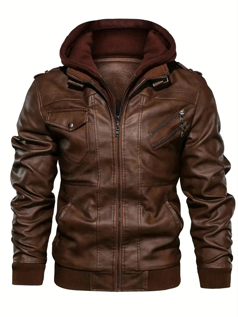 CHAQUETA RUST PREMIUM CON CAPOTA IMPORTADA